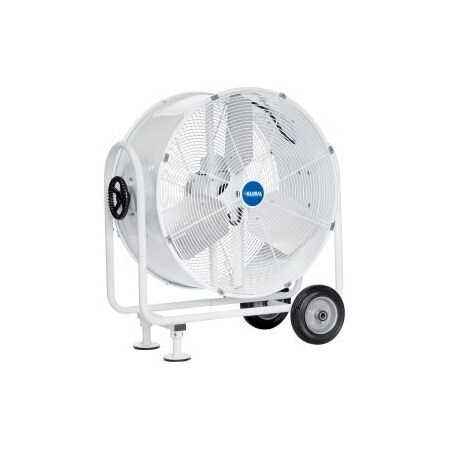 Global Equipment 24" Mobile Tilt Drum Blower Fan - Outdoor Rated - 5800 CFM - 1/4 HP HVD-24MA
